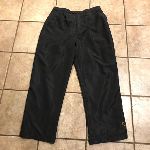 Men's Footjoy Dryjoys Golf Pants-Full Side Zip/Snaps-Adjustable Waist -Size: XL - Picture 3 of 8